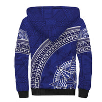 Tupou College Toloa Sherpa Hoodie Ngatu Tapa Mix Style LT7 - Polynesian Pride