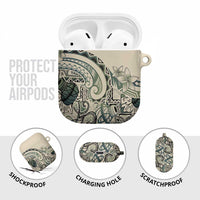 Aloha Hawaii Tapa AirPods Case Summer Green Hawaiian Ipu LT7 - Polynesian Pride