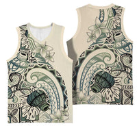 Aloha Hawaii Tapa Basketball Jersey Summer Green Hawaiian Ipu - Polynesian Pride