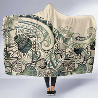 Aloha Hawaii Tapa Hooded Blanket Summer Green Hawaiian Ipu - Polynesian Pride