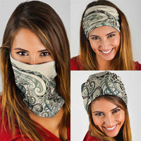 Aloha Hawaii Tapa Neck Gaiter Summer Green Hawaiian Ipu - Polynesian Pride