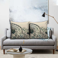 Aloha Hawaii Tapa Pillow Cover Summer Green Hawaiian Ipu - Polynesian Pride