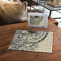 Aloha Hawaii Tapa Puzzle Summer Green Hawaiian Ipu - Polynesian Pride