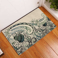 Aloha Hawaii Tapa Rubber Doormat Summer Green Hawaiian Ipu LT7 - Polynesian Pride