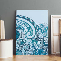 Aloha Hawaii Tapa Canvas Wall Art Cool Turquoise Hawaiian Ipu LT7 - Polynesian Pride