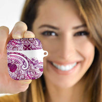 Aloha Hawaii Tapa AirPods Case Vibrant Fuchsia Hawaiian Ipu - Polynesian Pride