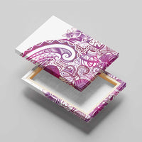 Aloha Hawaii Tapa Canvas Wall Art Vibrant Fuchsia Hawaiian Ipu LT7 - Polynesian Pride