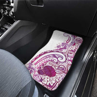 Aloha Hawaii Tapa Car Mats Vibrant Fuchsia Hawaiian Ipu - Polynesian Pride