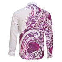 Aloha Hawaii Tapa Family Matching Summer Maxi Dress and Hawaiian Shirt Vibrant Fuchsia Hawaiian Ipu - Polynesian Pride