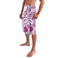 Aloha Hawaii Tapa Lavalava Vibrant Fuchsia Hawaiian Ipu - Polynesian Pride