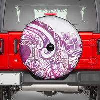 Aloha Hawaii Tapa Spare Tire Cover Vibrant Fuchsia Hawaiian Ipu - Polynesian Pride