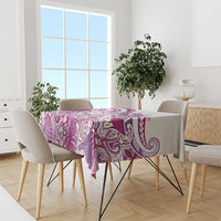 Aloha Hawaii Tapa Tablecloth Vibrant Fuchsia Hawaiian Ipu LT7 - Polynesian Pride