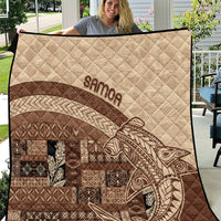 Samoa Mamanu Siapo Mocha Quilt Tatau Malie