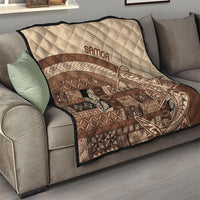 Samoa Mamanu Siapo Mocha Quilt Tatau Malie