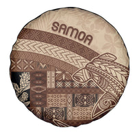 Samoa Mamanu Siapo Mocha Spare Tire Cover Tatau Malie
