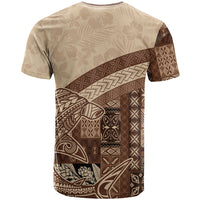 Samoa Mamanu Siapo Mocha T Shirt Tatau Malie