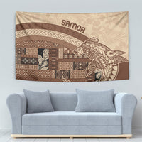 Samoa Mamanu Siapo Mocha Tapestry Tatau Malie