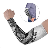 Samoa Mamanu Siapo Classic Black Arm Sleeves Tatau Malie