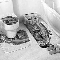 Samoa Mamanu Siapo Classic Black Bathroom Set Tatau Malie