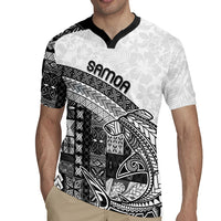 Samoa Mamanu Siapo Classic Black Rugby Jersey Tatau Malie