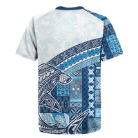 Samoa Mamanu Siapo Royal Blue Rugby Jersey Tatau Malie