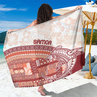 Samoa Mamanu Siapo Crimson Sarong Tatau Malie