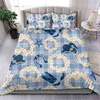 Aloha Hawaii Paniolo Jeans Palaka Bedding Set Coastal Rodeo - Polynesian Pride