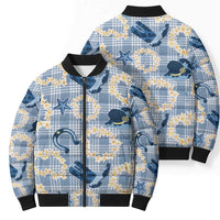 Aloha Hawaii Paniolo Jeans Palaka Bomber Puffer Jacket Coastal Rodeo LT7 - Polynesian Pride