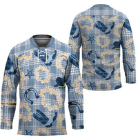 Aloha Hawaii Paniolo Jeans Palaka Hockey Jersey Coastal Rodeo LT7 - Polynesian Pride
