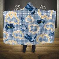 Aloha Hawaii Paniolo Jeans Palaka Hooded Blanket Coastal Rodeo - Polynesian Pride