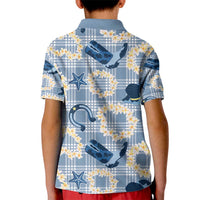 Aloha Hawaii Paniolo Jeans Palaka Kid Polo Shirt Coastal Rodeo - Polynesian Pride