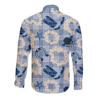 Aloha Hawaii Paniolo Jeans Palaka Long Sleeve Button Shirt Coastal Rodeo - Polynesian Pride