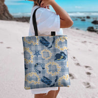 Aloha Hawaii Paniolo Jeans Palaka Tote Bag Coastal Rodeo - Polynesian Pride