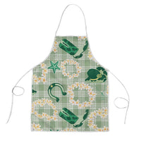 Aloha Hawaii Paniolo Mint Palaka Apron Coastal Rodeo LT7 Mint - Polynesian Pride