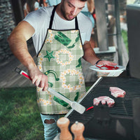 Aloha Hawaii Paniolo Mint Palaka Apron Coastal Rodeo LT7 - Polynesian Pride