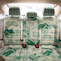 Aloha Hawaii Paniolo Mint Palaka Back Car Seat Cover Coastal Rodeo - Polynesian Pride