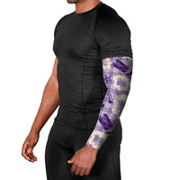 Aloha Hawaii Paniolo Lavender Palaka Arm Sleeves Coastal Rodeo - Polynesian Pride