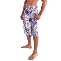 Aloha Hawaii Paniolo Lavender Palaka Lavalava Coastal Rodeo - Polynesian Pride