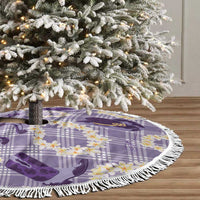 Aloha Hawaii Paniolo Lavender Palaka Tree Skirt Coastal Rodeo LT7 - Polynesian Pride
