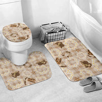 Aloha Hawaii Paniolo Khaki Palaka Bathroom Set Coastal Rodeo - Polynesian Pride