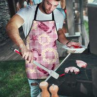 Aloha Hawaii Paniolo Lokelani Rose Palaka Apron Coastal Rodeo LT7 - Polynesian Pride