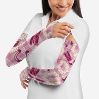 Aloha Hawaii Paniolo Lokelani Rose Palaka Arm Sleeves Coastal Rodeo LT7 - Polynesian Pride