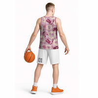 Aloha Hawaii Paniolo Lokelani Rose Palaka Basketball Jersey Coastal Rodeo LT7 - Polynesian Pride