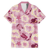 Aloha Hawaii Paniolo Lokelani Rose Palaka Family Matching Mermaid Dress and Hawaiian Shirt Coastal Rodeo - Polynesian Pride