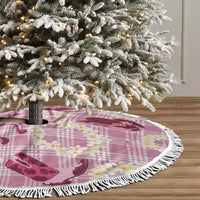 Aloha Hawaii Paniolo Lokelani Rose Palaka Tree Skirt Coastal Rodeo LT7 - Polynesian Pride
