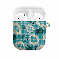 Aloha Hawaii Paniolo Teal Palaka AirPods Case Coastal Rodeo LT7 Teal - Polynesian Pride