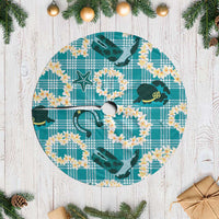 Aloha Hawaii Paniolo Teal Palaka Tree Skirt Coastal Rodeo LT7 Casual Teal - Polynesian Pride