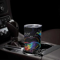 Polynesian Cancers Awareness Tumbler Cup Hummingbird - Fly High Until We Meet Again