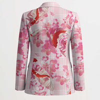 Pink Palaka Hawaii Aloha Blazer Koi Pond Mix Sakura - Polynesian Pride