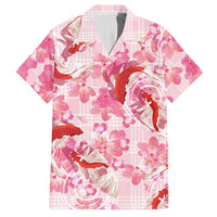 Pink Palaka Hawaii Aloha Hawaiian Shirt Koi Pond Mix Sakura LT7 Pink - Polynesian Pride